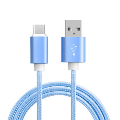 

Premium Durable Nylon Braided USB To USB 31 Type-C Fast Charging Data Cable For LETV Xiaomi Phones-1m