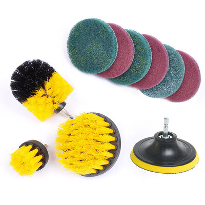 

10PcsSet Tile Grout Power Scrubber Cleaning Drill Brush Combo Scrub Tub Cleaner