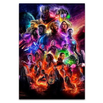 

Avengers Endgame Poster Wall Art Mural Home Decor for Bedroom Livring Room