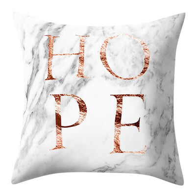 

〖Follure〗Geometric Marble Texture Throw Pillow Case Cushion Cover Sofa Home Decor