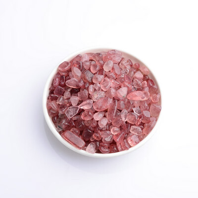 

JINGLINGWUZHE Natural Crystal Raw Stone Polishing Crystal Crushed Stone Bracelet Decoration