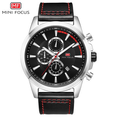 

MF0129G Men Business Quartz Wristwatches Calendar Timing Luminous Waterproof Watch