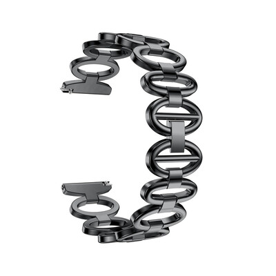 

〖Follure〗Stainless Steel Chain Style Bracelet Smart Watch Band Strap For Fitbit Versa