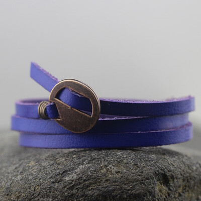 

Vinatge Multilayer 65cm Length Leather Bracelet For Men Women Unisex