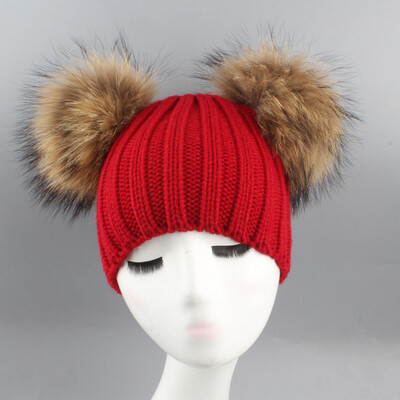

Tailored Women Winter Crochet Hat Wool Knit Beanie Warm Cap