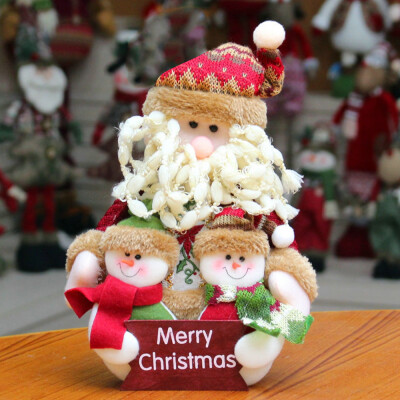 

〖Follure〗Christmas Dolls Christmas Family Portrait Old Man Snowman Christmas Decorations