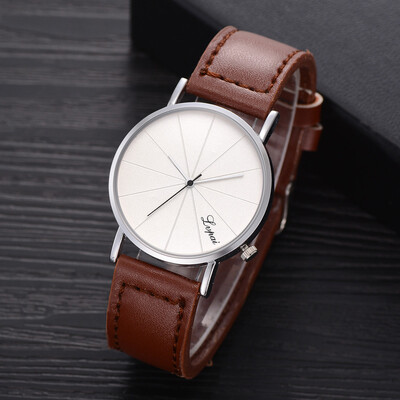 

Gobestart LVPAI Fashion Mens Leather Belt Analog Sport Quartz Wrist Watch