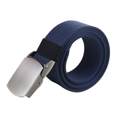 

Trend new Unisex belt fashion high quality Jacquard Nylon Alloy Automatic buckle Men belt outdoor casual sport Men & Women belt