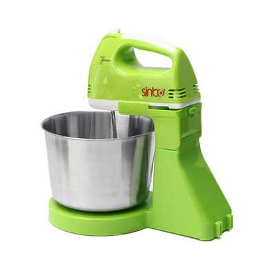 

7 Speed Electric Food Cake Egg Dough Blender Handheld Stand Mixer with 17L Bowl
