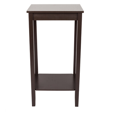 

Narrow Coffee Side Table Saving Space End TV Tray Shelf Bed Sofa Stand Tall