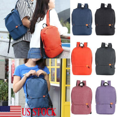 

US Unisex Men Women Backpack Rucksack Bag Sportswear Gym Travel School Trip Bag