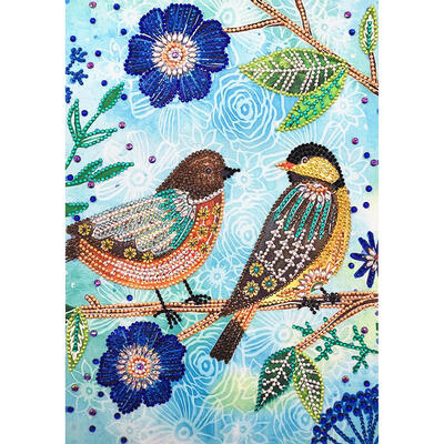 

5D DIY Special Shaped Diamond Painting Lovebirds Cross Stitch Mosaic Kits