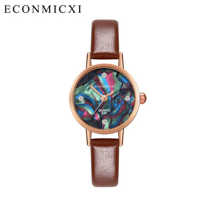 

Unique Women Watches Multicolorr Dial Ladies Luxury Quartz Wristwatch Featured Leather Strap Business Clock Zegarki Damskie50