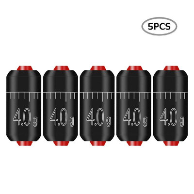 

5Pcs Safety Lead Sinker with Graduations Environmental Coating Lure Weight Sinker Sheet Rolls for Carp Fishing