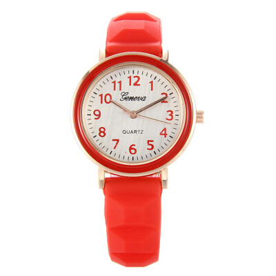 

Quartz Watch Women Silicone Strap Wrist Watch Casual Female Clock