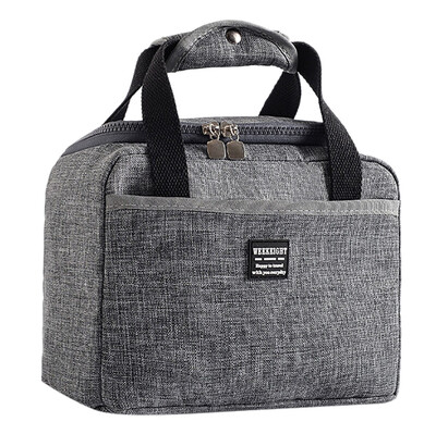 

Siaonvr Insulated Lunch Box Soft Cooler Bag Waterproof Thermal Work School Picnic Bento