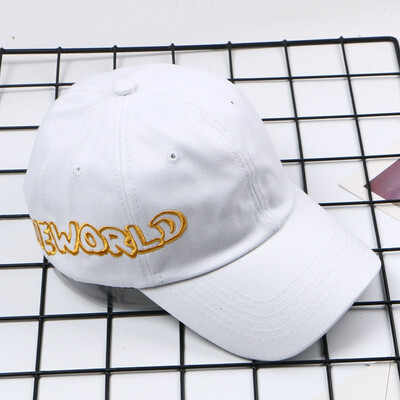 

Korean version of INS style duck tongue hat Street retro cornice hat men&women leisure embroidery letter couple sunscreen hat