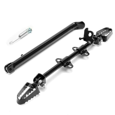 

Side Foot Peg Footpeg Mount Rest Kicks Stand Fits Pit Dirt Bike 110cc 125cc 140cc