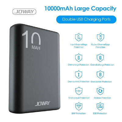 

JOWAY Power-Bank with Dual USB Charging Ports 10000mAh20000mAh Large Capacity Portable Charging Mobile Phone Charger External Bat