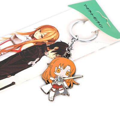 

CAR-TOBBY Anime Sword Art Online SAO Yuuki Asuna Alloy Keyring Keychain