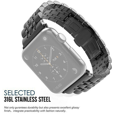 

〖Follure〗Replacement Stainless Steel Strap Wrist Band For Apple Watch 1234 38mm40mm