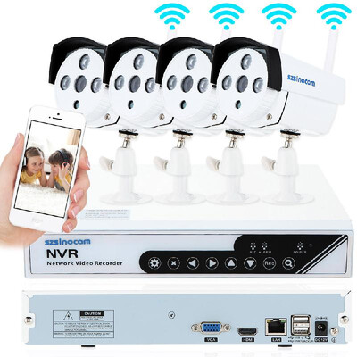 

szsinocam 4CH HD 720P H264 NVR Kit 4pcs IP Camera with Win8 UI&Touch Panel Security System