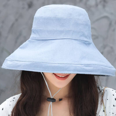 

Spring&Autumn Joker Sun visor Hat Korean version of UV visor Hat womens large brim Hat fisherman Hat