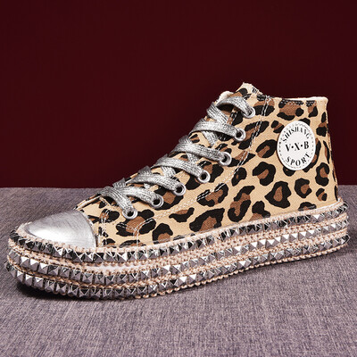 

2019 trendy shoes new Korean board shoes with thick soles&high uppers of canvas shoes female retro Hong Kong style Internet ce