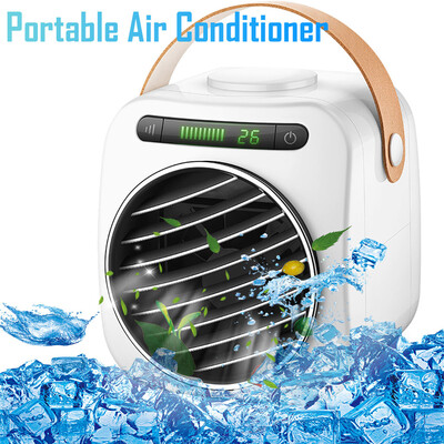 

〖Follure〗Personal Space Air Conditioner Mini USB Personal Space Air Cooler LED 3 Speeds