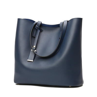 

Tailored Women Ladies Fashion Retro Solid Large Capacity Shoulder Tote Handbag Casual Bag