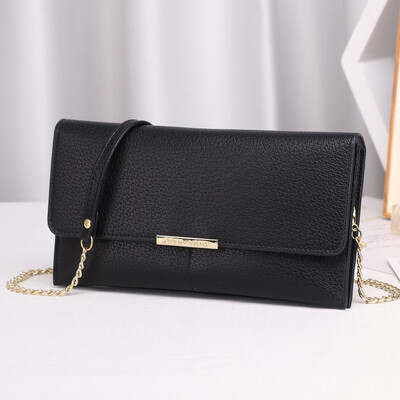 

Tailored Women Messenger Handbag Simple Shoulder Bag Lady Coin Purse Chain Phone Bag