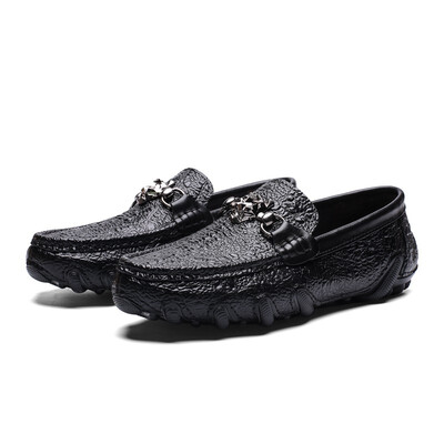 

HengLiang Leather Octopus Mens Peas Shoes 7201