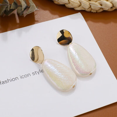 

Flashbuy Metal Pearl Drop Earrings For Women Geometric Acrylic Multi Style Earrings Girls Fashion Jewelry Wedding Accessories