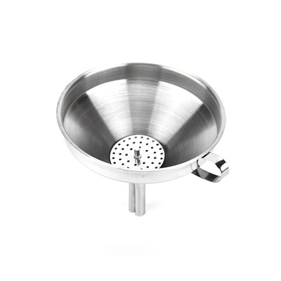 

Multifunctional Stainless Steel Funnel Essentail Oil Water Spices Wine Flask Filter Funnel For Home Kitchen