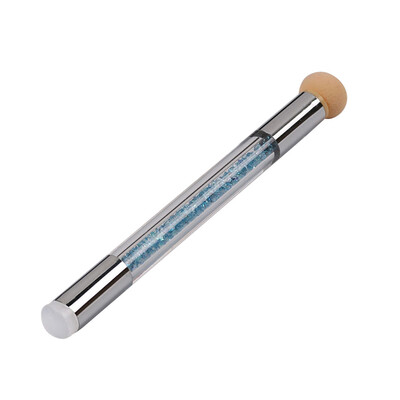 

〖Follure〗Double-end Nail Art Painting Gradient Shading Sponge Pen Brush Rhinestone Handle