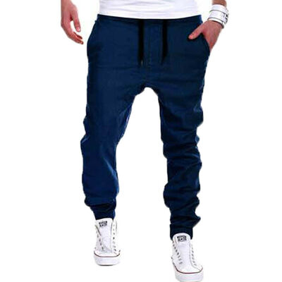 

Mens Designer Chinos Cargo Combat Trousers Elasticated Pants All Waists