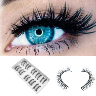 

〖Follure〗10Pair Luxury 3D False Lashes Fluffy Strip Eyelashes Long Natural Party