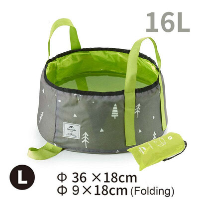 

Portable Water Basin Folding Washbowl Collapsible Sink Camping Bucket Bag
