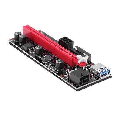 

009s 1x to 16x PCI Express Riser Card USB30 Cable Dual 6Pin for BTC Mining