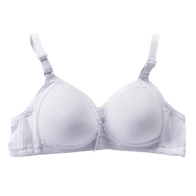 

Push UP Wire free Cute Bra Gather Adjustable Underwear For Women Newest B Cup Solid Color Newest