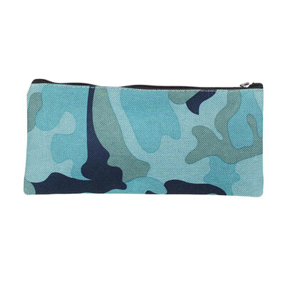 

Creative Simple Large Capacity Camouflage Canvas Pencil Case School Stationery