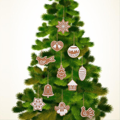 

Tailored 11 ×Xmas Drop Pendant Ornaments Festival Party Christmas Tree Hanging Decoration