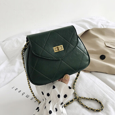 

North autumn bag bag bag women 2019 new Korean Ling lattice chain bag tide Joker foreign style shoulder Messenger bag