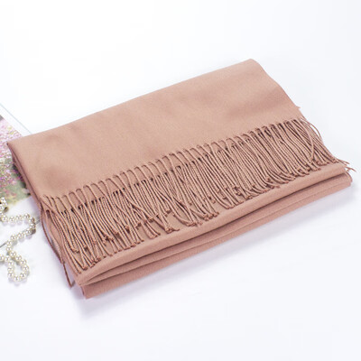 

2018 autumn&winter new imitation cashmere thick ladies long scarf wild solid large shawl my first half of the collar