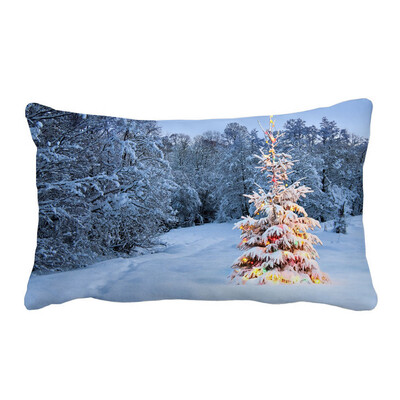 

Toponeto Christmas Pillow Sofa Waist Throw Cushion Cover Home Decor A