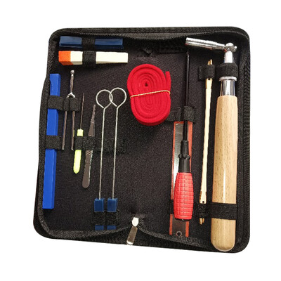 

Professional Piano Tuning Kit Tuner Tools Set Piano Tuning Tool Wooden Handle Fixed Tuning Wrench With Bag