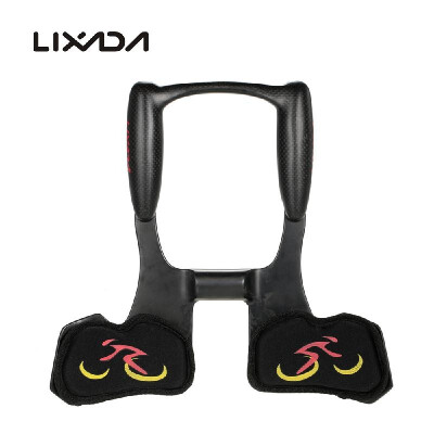 

Lixada Carbon Fiber Bicycle Aerobar Bike Road Triathlon Arm Rest Handlebars Bike Racing Aero Bar