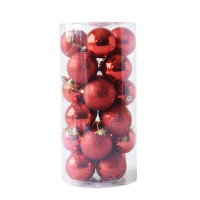 

Gobestart 24pcs Shiny&Polshed Glossy Christmas Tree Ball Ornaments Decorations 15