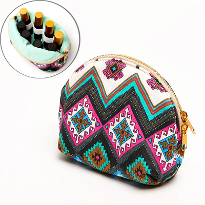 

〖Follure〗1PC Essential Oil Diffuser Wallet Style Case Aromatherapy Bag Loaded 8 Bottle