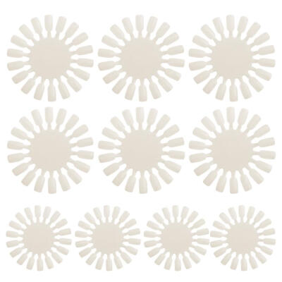 

10pcsBag Polish Color Display Wheel 18 Fake Nail Tips Nail Art Tools